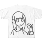 いぬいぬぱんちのお店のいぬほかく All-Over Print T-Shirt