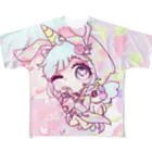 苺ろみるくのアルミラちゃん All-Over Print T-Shirt