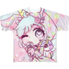 苺ろみるくのアルミラちゃん フルグラフィックTシャツ