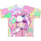 苺ろみるくのユニコ All-Over Print T-Shirt