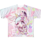 苺ろみるくのアルミラちゃん All-Over Print T-Shirt