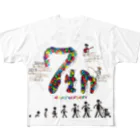 sevensroomのSEVEN'S ROOM7周年グッズ フルグラフィックTシャツ