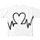 element.mのHeartbeat フルグラフィックTシャツ