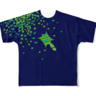 cuuyabowのムササビ in 新緑 フルグラフィックTシャツ