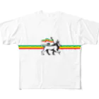 ジャマイカ再発クオリティのLion of Judah フルグラフィックTシャツ