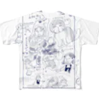 マルティ部屋のかめしがき青 All-Over Print T-Shirt