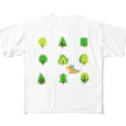 zentoyのwoods and dragon All-Over Print T-Shirt