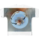 hiroki-naraの光景　sight737　梅  花 FLOWERS　　宙玉（そらたま） All-Over Print T-Shirt