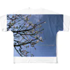 hiroki-naraの光景　sight738　梅  花 FLOWERS All-Over Print T-Shirt
