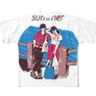 majoccoのじゃ、夏なんで All-Over Print T-Shirt