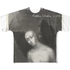 PALA's SHOP　cool、シュール、古風、和風、の堕天使/The fallen angel , Odilon Redon, 1886 フルグラフィックTシャツ