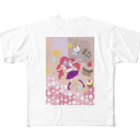 HANAE＊のラブレター フルグラフィックTシャツ