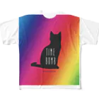 stroboxerの時限爆弾CAT フルグラフィックTシャツ