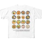 ベジタリアンタイ料理＊ニコニコレストランのお店のnikonikoメニューグッズ All-Over Print T-Shirt