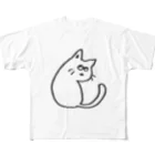 SENBIKI舎のふりむくねこ フルグラフィックTシャツ