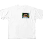 thatoneusernameのアメリカンBBQ All-Over Print T-Shirt