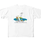 tsuchimikiのチャリサーが行く！ All-Over Print T-Shirt