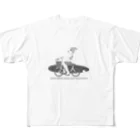 tsuchimikiのチャリサーが行く！ All-Over Print T-Shirt