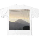 lEYwbsgjlZttATnの富士山 フルグラフィックTシャツ