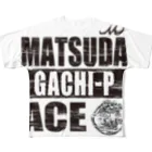 ガチピーSUZURI支店のMATSUDA　ACE ver2 All-Over Print T-Shirt