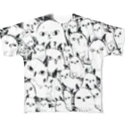 かわいい尻子玉のフル天啓猫 All-Over Print T-Shirt