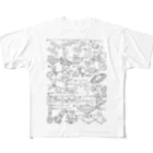 ぐるう のARAUND in UNIVERSE All-Over Print T-Shirt