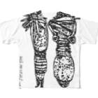 NØGLEの田上允克 × Nøgle (bigger) All-Over Print T-Shirt