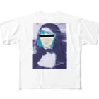 usagisan_ worldのモナリザの素顔 All-Over Print T-Shirt