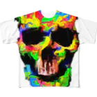 KEDAMA_Designsのカラフルドクロ All-Over Print T-Shirt