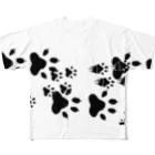 Husky'S Herb Gardenのわんこ通過 All-Over Print T-Shirt