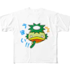 WEBYAの「うまい！！」かっぱ君 フルグラフィックTシャツ