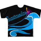 まろん🌰🧜‍♀️seatasiaグッズ販売🐬🏝のseatasia 公式グッズ1 All-Over Print T-Shirt