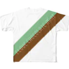 KomaPのチョコミントライン All-Over Print T-Shirt