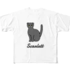 うちのこメーカーのScarlett フルグラフィックTシャツ