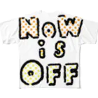 福人ずけのNOWisOFF フルグラフィックTシャツ