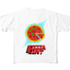 🕷Ame-shop🦇のPizza Point フルグラフィックTシャツ