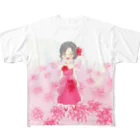 ラッキーチャームの曼珠沙華の妖精 All-Over Print T-Shirt