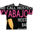 Ａ’ｚｗｏｒｋＳのKYABAJOH フルグラフィックTシャツ