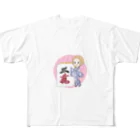 アイラブ麻雀の麻雀女子 All-Over Print T-Shirt