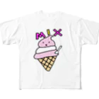 ひよこのおみせのやわらかそふとママ（MIX) All-Over Print T-Shirt