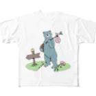 tsukinowaincのお引越しつっきー All-Over Print T-Shirt