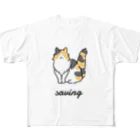 うちのこメーカーのsaving  フルグラフィックTシャツ