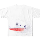 NIKORASU GOの競艇マニア専用デザイン「ボートレースのまくり指し」 フルグラフィックTシャツ
