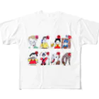 waka-kano artの選抜かるたA フルグラフィックTシャツ