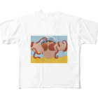 そぼろめのたこ All-Over Print T-Shirt
