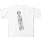 くぉ🌒🌒20ﾏｿﾗﾃﾞｫｯｼｭの炭酸ロケット2 フルグラフィックTシャツ