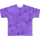 MiYoKa-BISHのPurple Zebra by MiYoKa-BISH フルグラフィックTシャツ