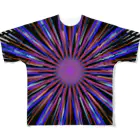 OKIRAKU.SHOPの虚無 All-Over Print T-Shirt