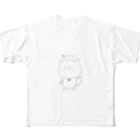 ステボシ みっちょん。のねこさん フルグラフィックTシャツ