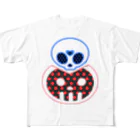 Ａ’ｚｗｏｒｋＳのどくろくんとどくろちゃん All-Over Print T-Shirt